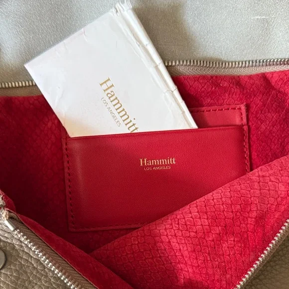 Hammitt Taupe/Beige Crossbody w/storage bag, authentic card, & 2 straps - Picture 3 of 10